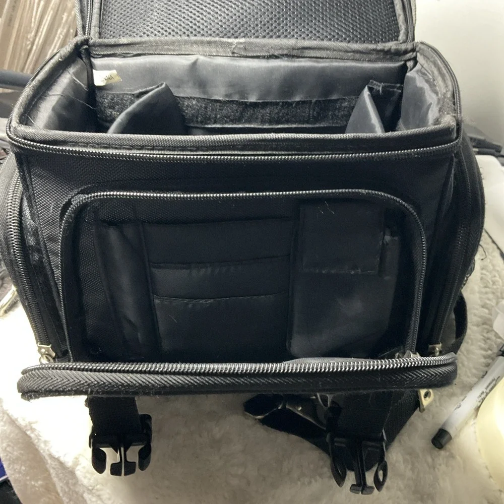 Expedition Outfitters Black Multi-Compartment Camera Bag / Shoulder Case 12x9x8
